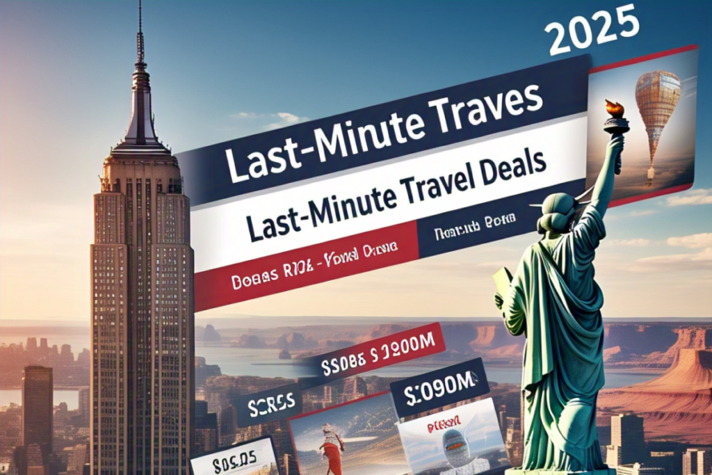 Last-Minute Travel Deals in the USA for 2025: How to Find Amazing Discounts